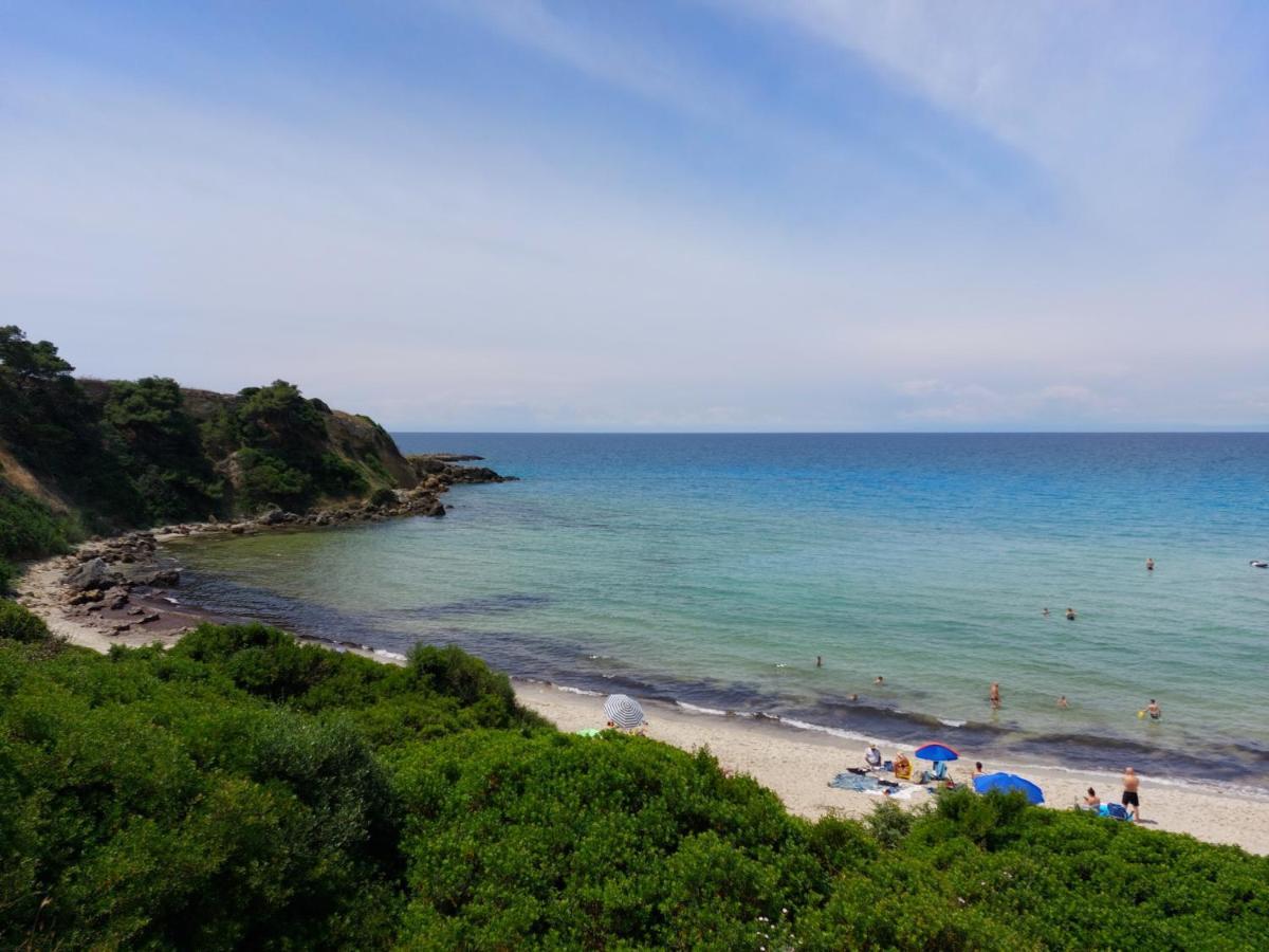 Jonia Appartamento Vacanze Vicino Al Mare Con Giardino プルサーノ エクステリア 写真