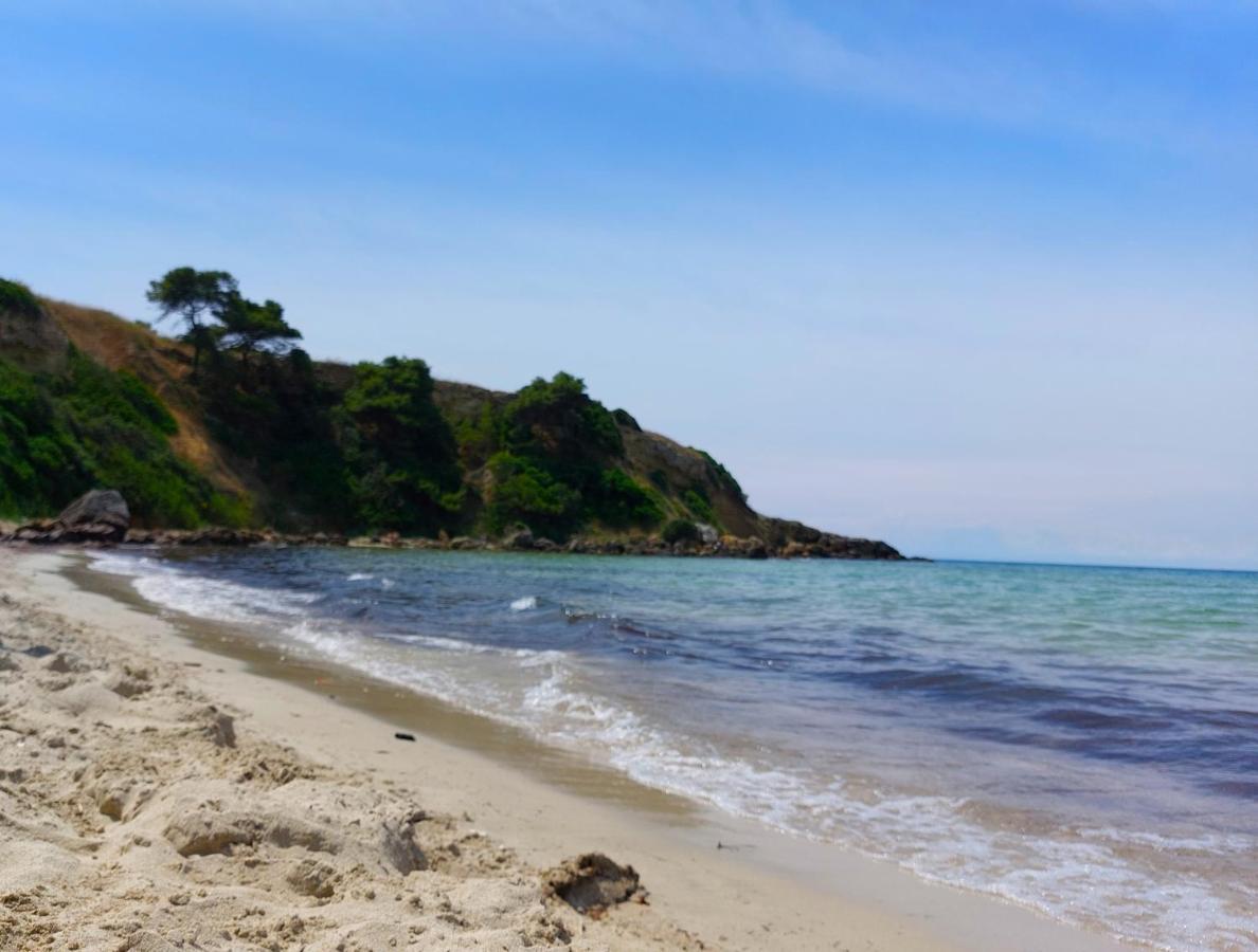 Jonia Appartamento Vacanze Vicino Al Mare Con Giardino プルサーノ エクステリア 写真